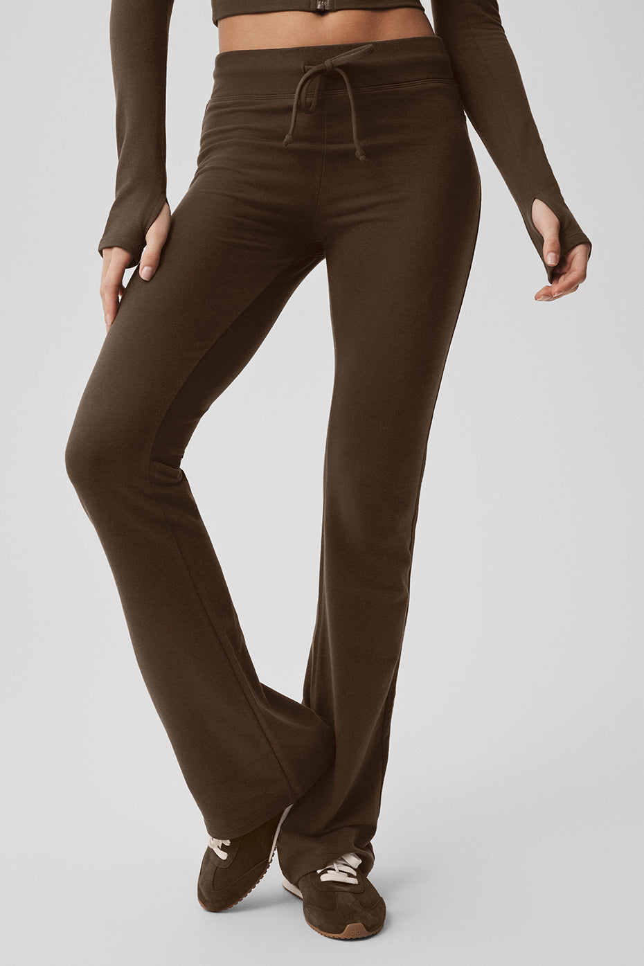 alo Sway Bootcut Sweatpant - Espresso