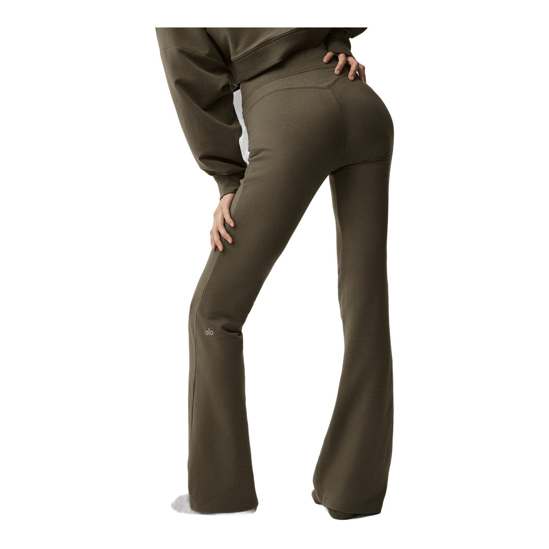 alo Sway Bootcut Sweatpant - Olive Tree