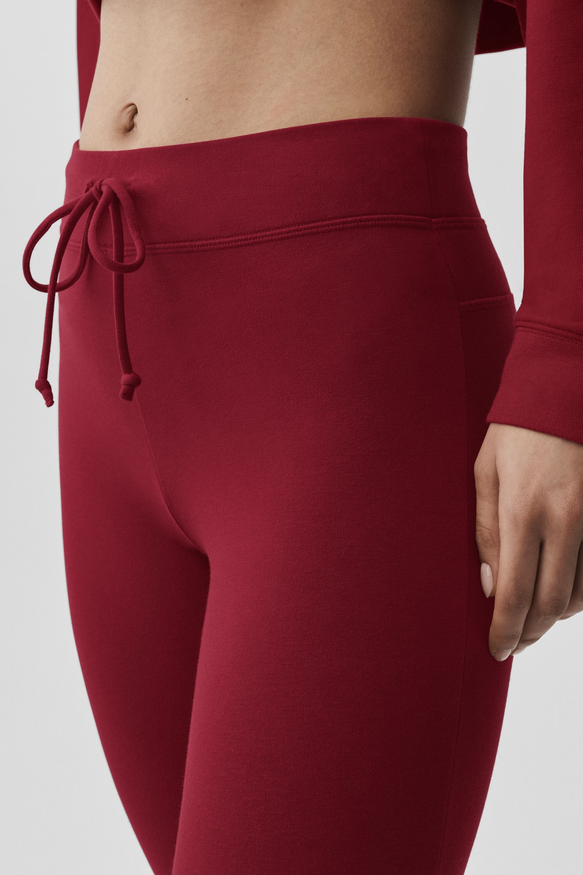 alo Sway Bootcut Sweatpant - Summer Romance Red