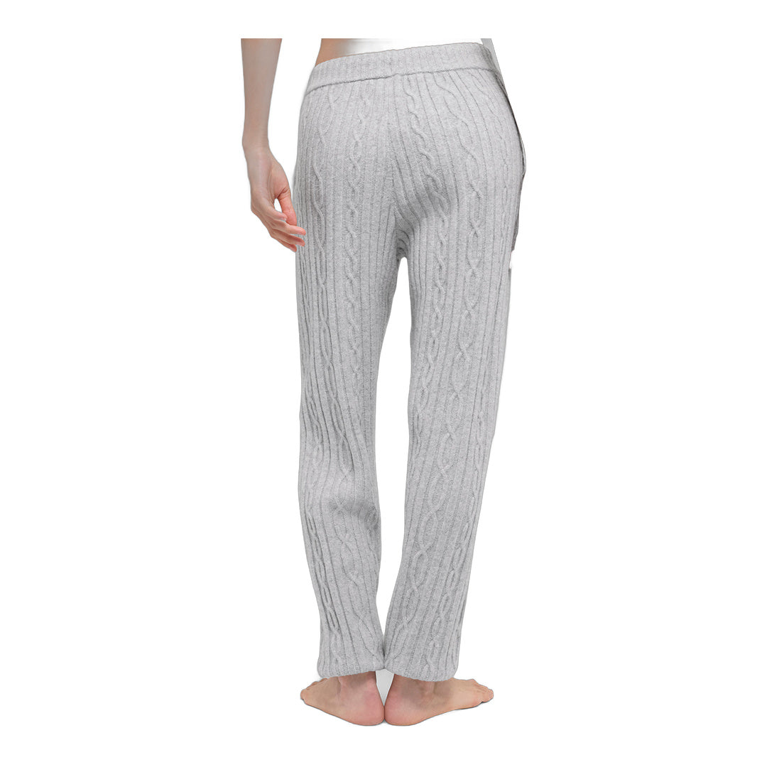 alo Cable Knit Winter Bliss Pant - Athletic Heather Grey