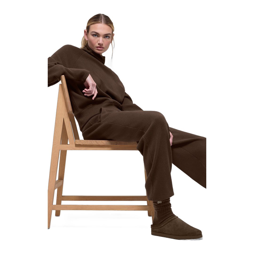 alo Waffle Weekend Escape Jogger - Espresso
