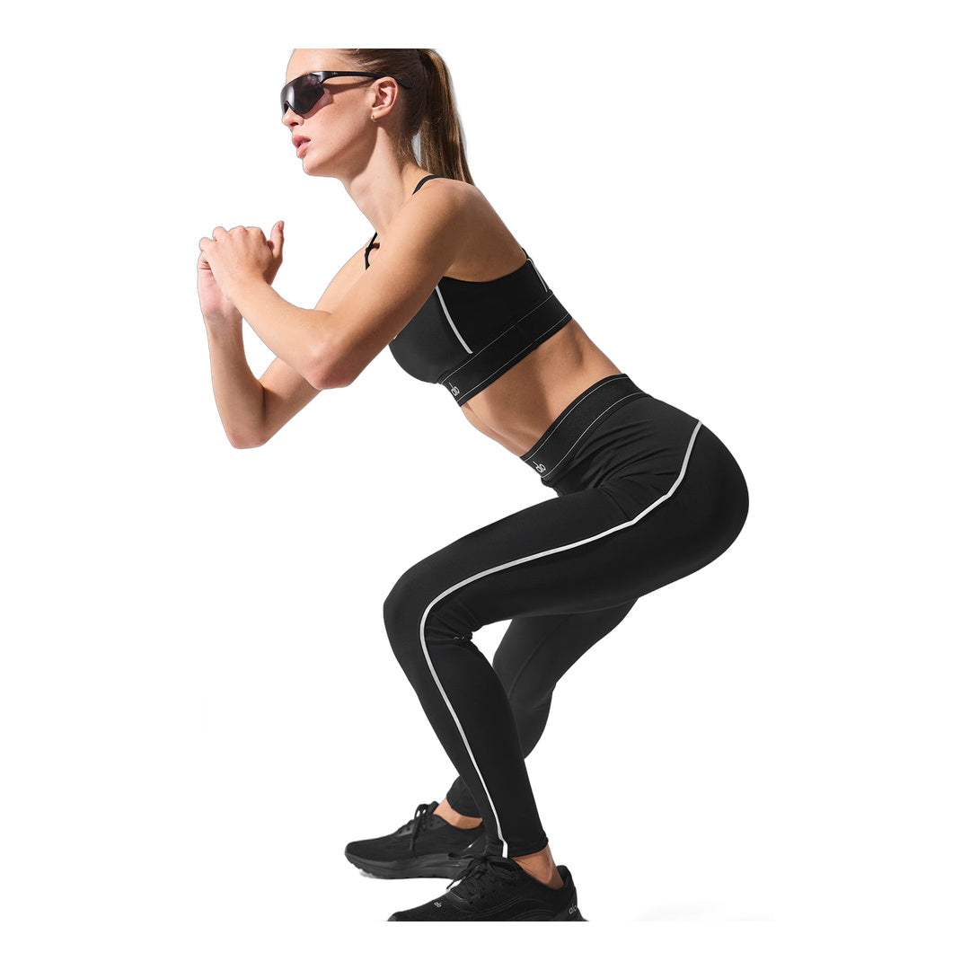 alo Airlift High-Waist Suit Up Legging - Black/White