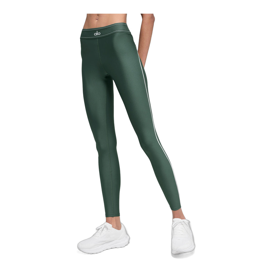 alo Airlift High-Waist Suit Up Legging - Clover Green/White