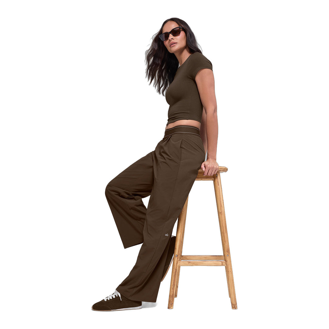 alo Suit Up Trouser (Regular) - Espresso
