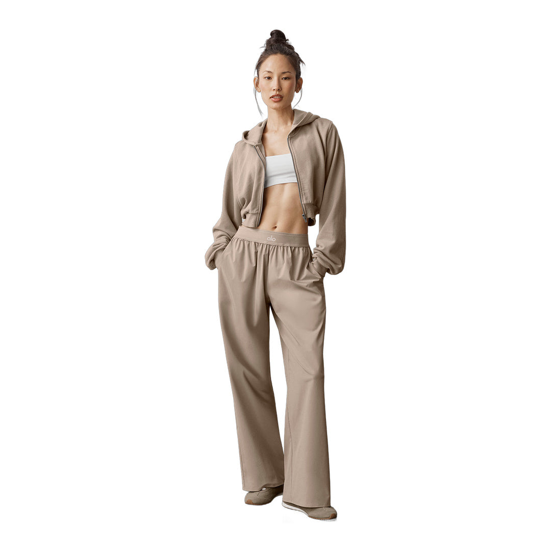 alo Suit Up Trouser (Regular) - Gravel