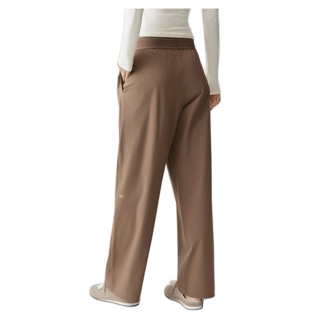 ALO Suit Up Trouser (Long) - Java Brown