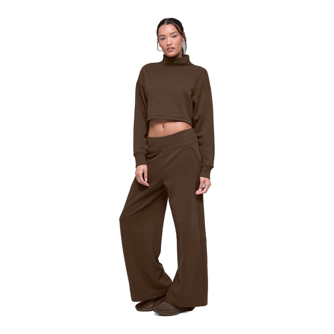 alo Serenity Wide Leg Sweatpant - Espresso