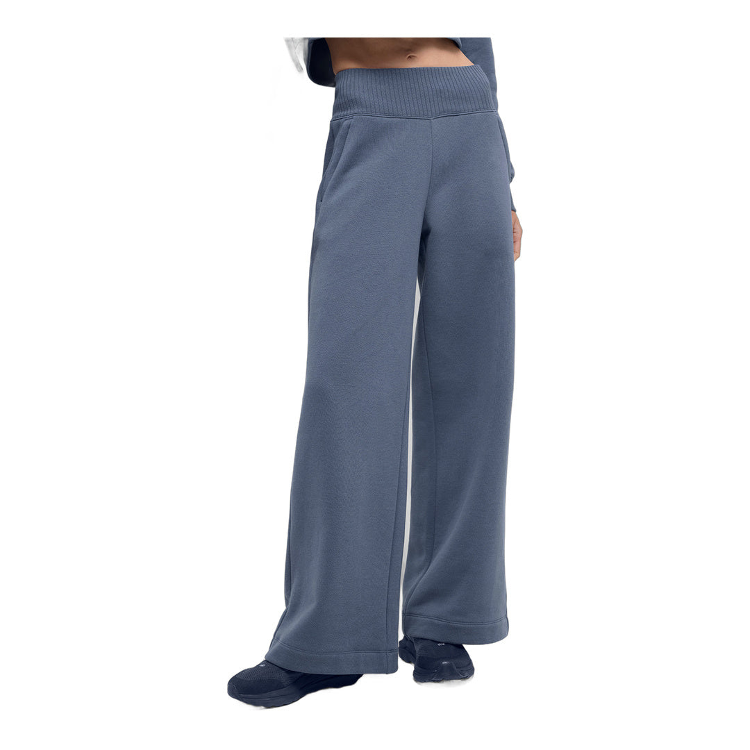 alo Serenity Wide Leg Sweatpant - Bluestone