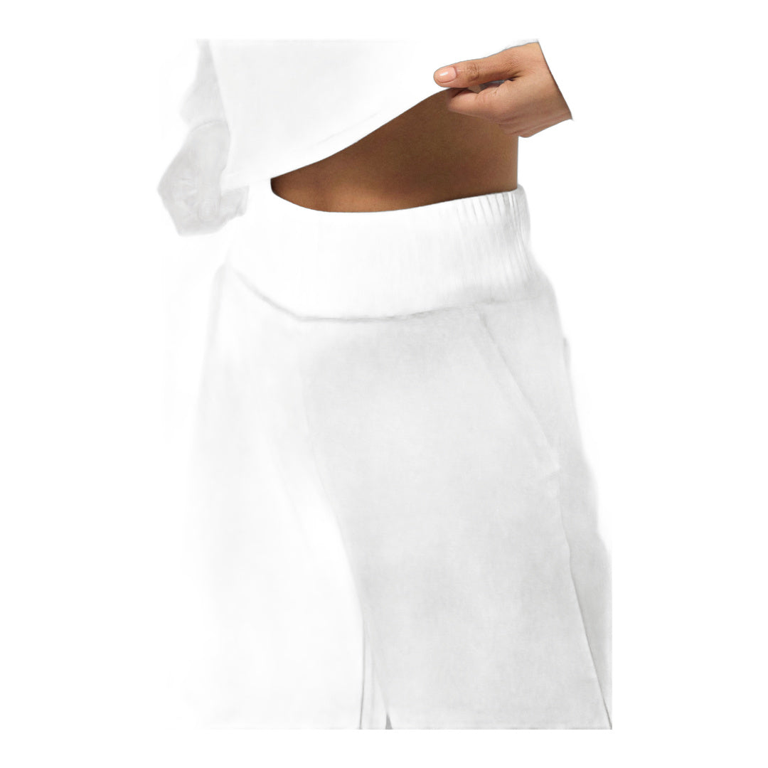 alo Serenity Wide Leg Sweatpant - Oatmeal Heather