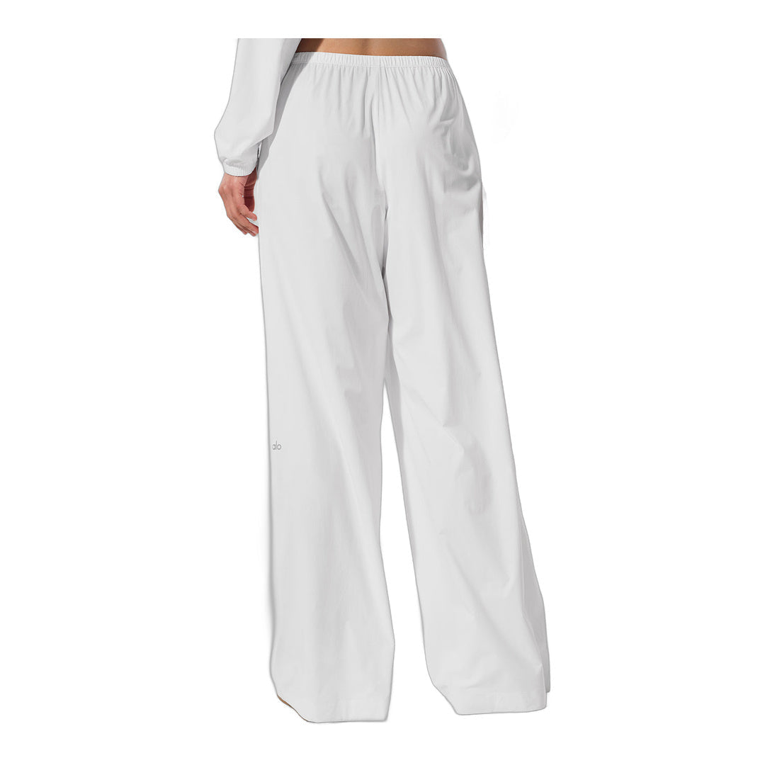 alo Breezy Wide Leg Pant (Long) - White