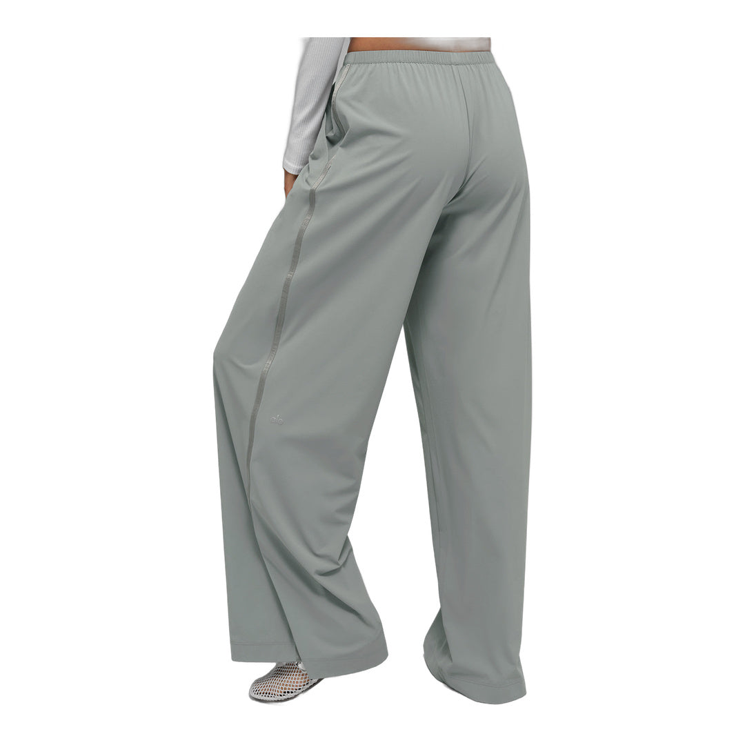 alo Breezy Wide Leg Pant (Long) - Lunar Grey