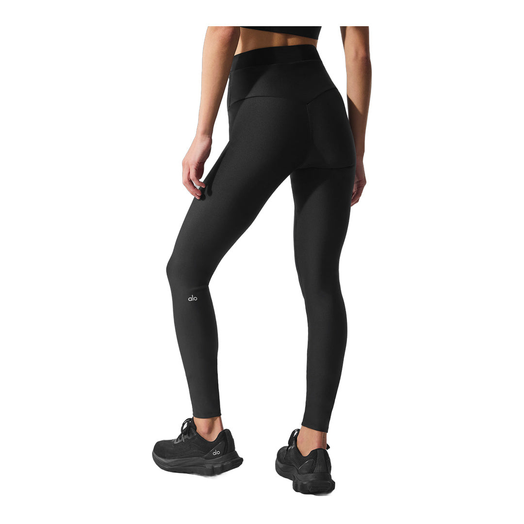 alo Airlift Mesh High-Waist Divine Legging - Black