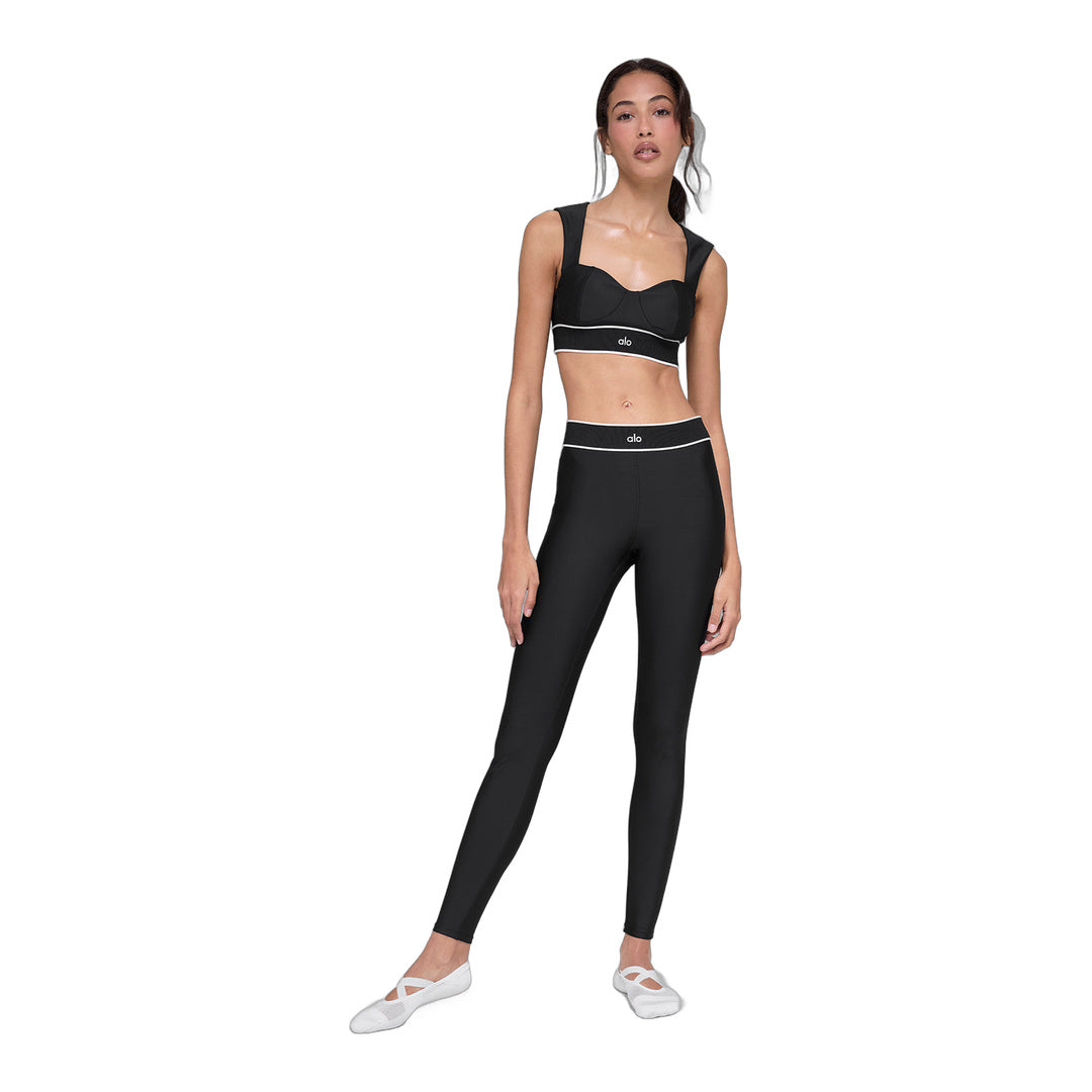 alo Airlift High-Waist Alignment Legging - Black/White