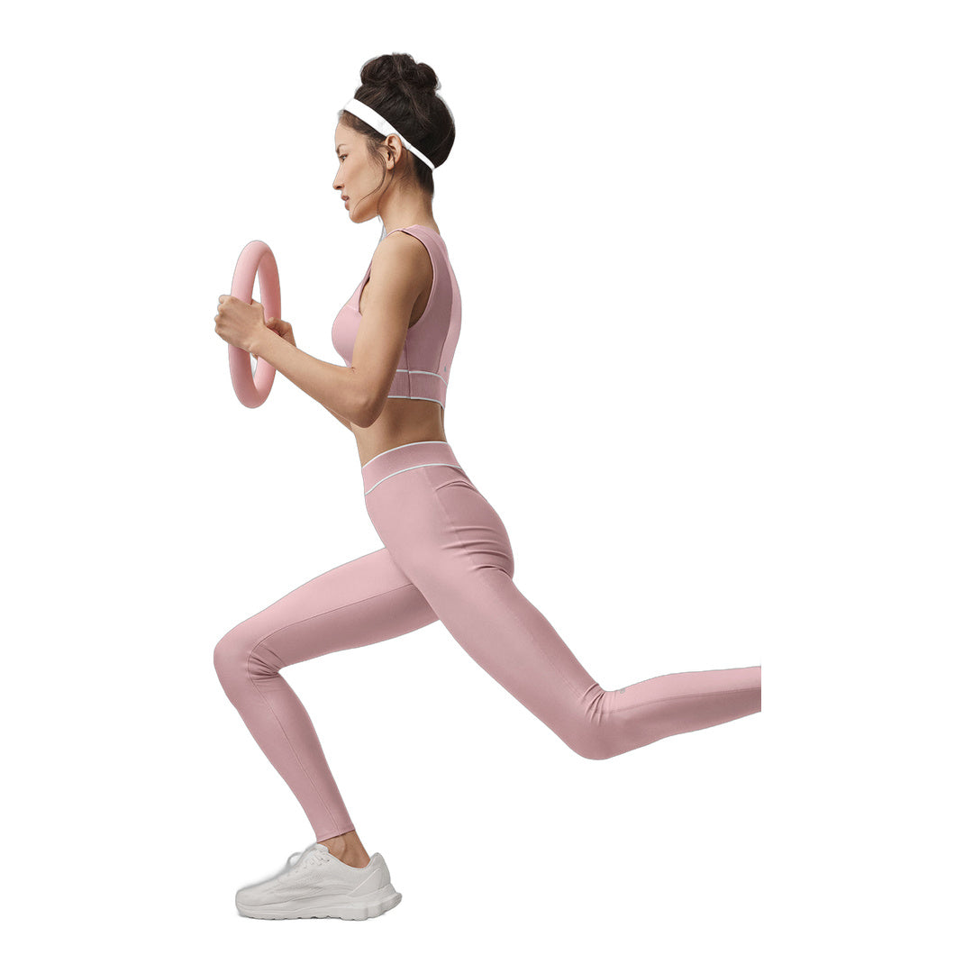 alo Airlift High-Waist Alignment Legging - Vintage Pink/White