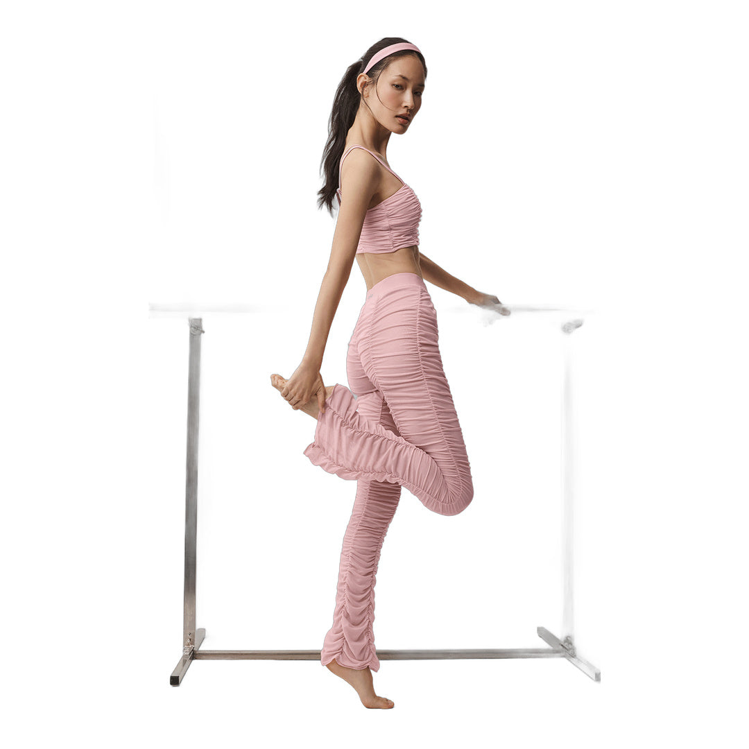 alo Airlift Mesh High-Waist Cherish Legging - Vintage Pink