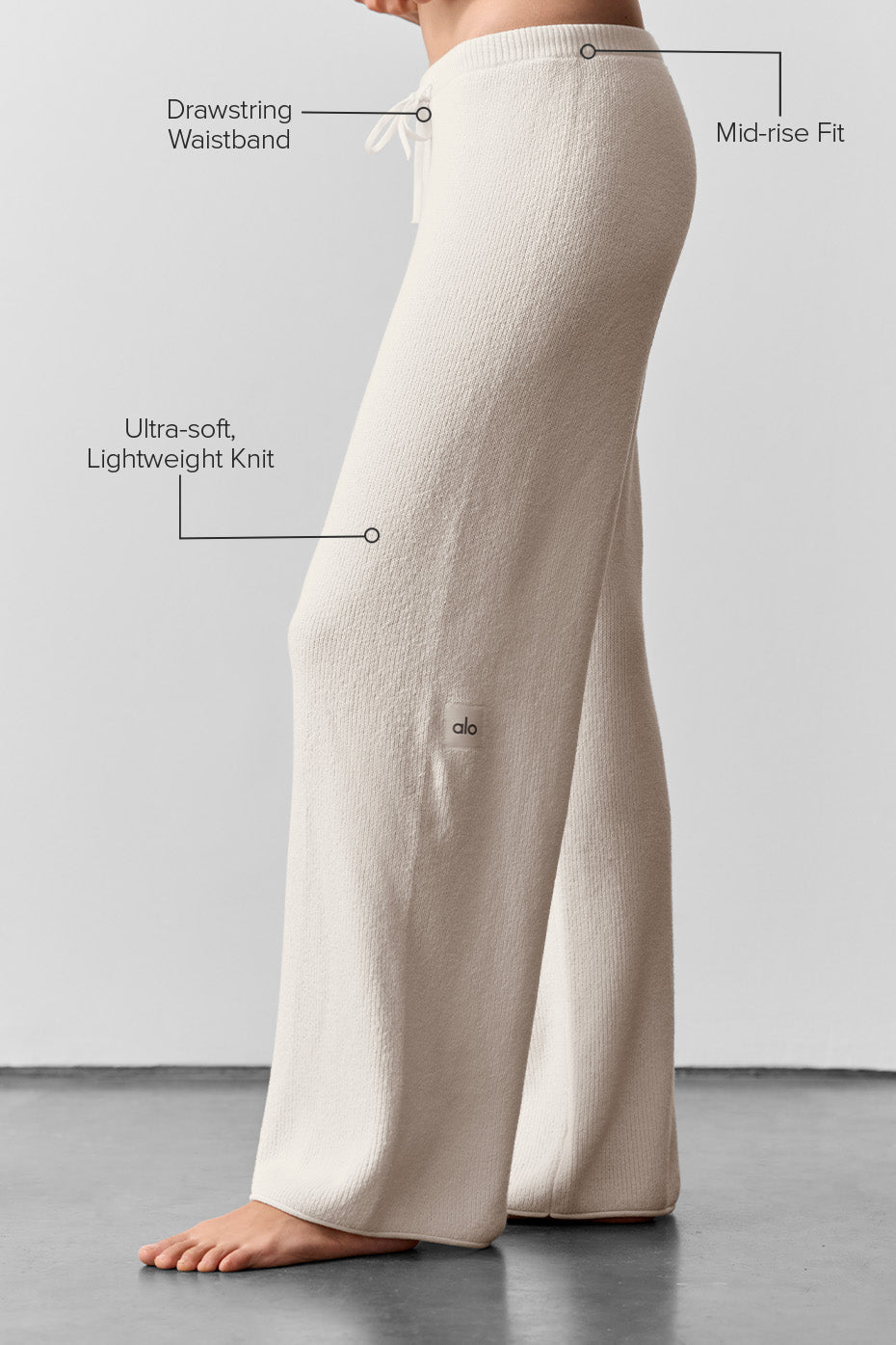 alo Supernatural Sweater Pant - Ivory