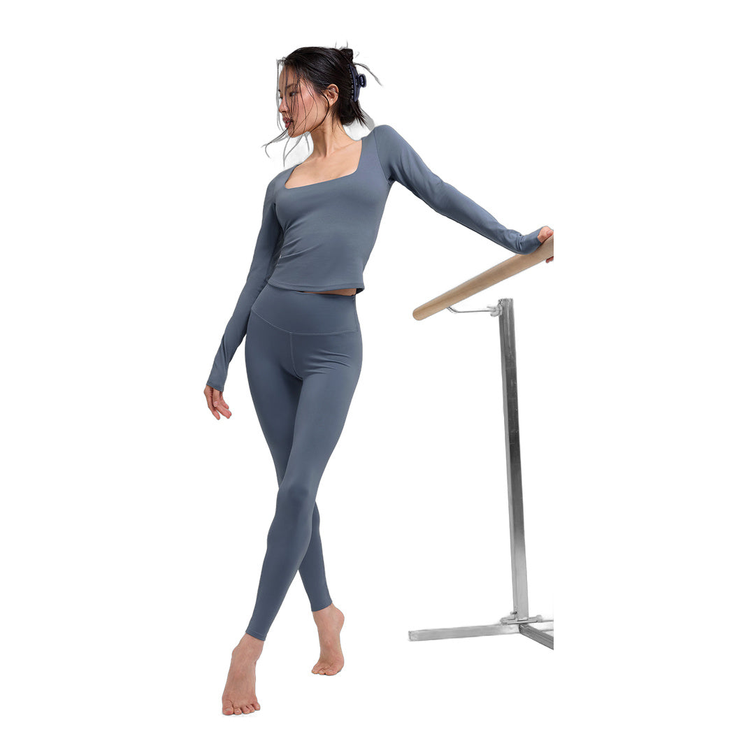 alo ALO Softsculpt High-Waist Legging - Bluestone