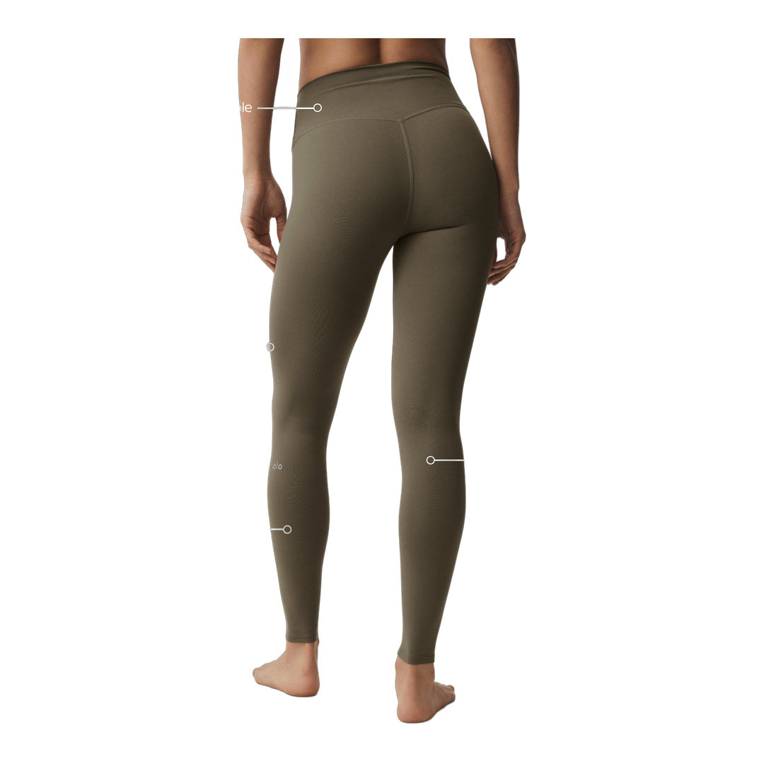 alo ALO Softsculpt High-Waist Legging - Olive Tree