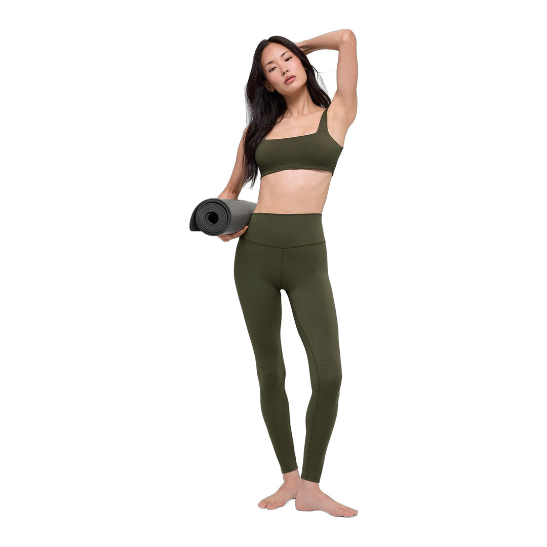 alo ALO Softsculpt High-Waist Legging - Green Olive