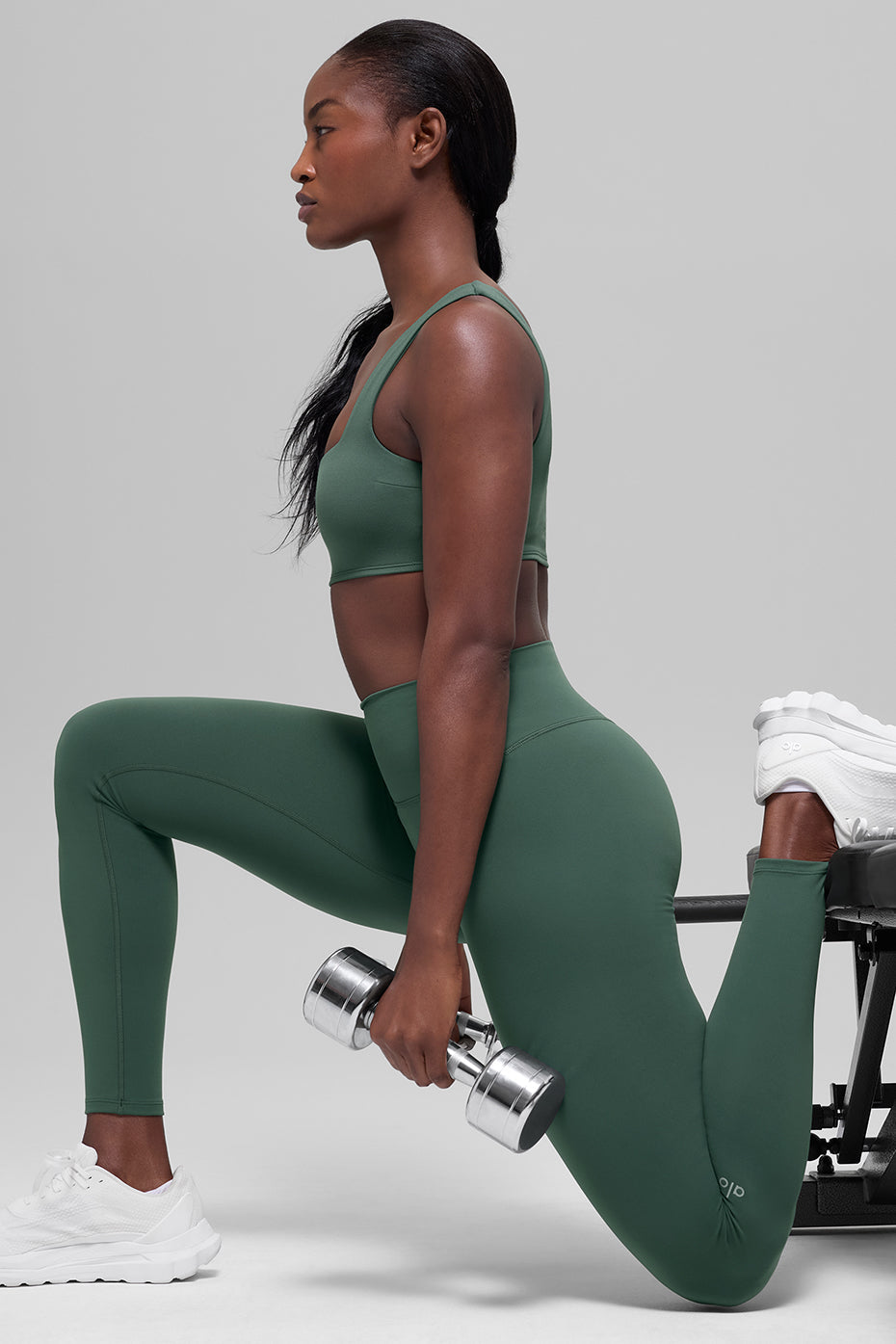 alo ALO Softsculpt High-Waist Legging - Clover Green