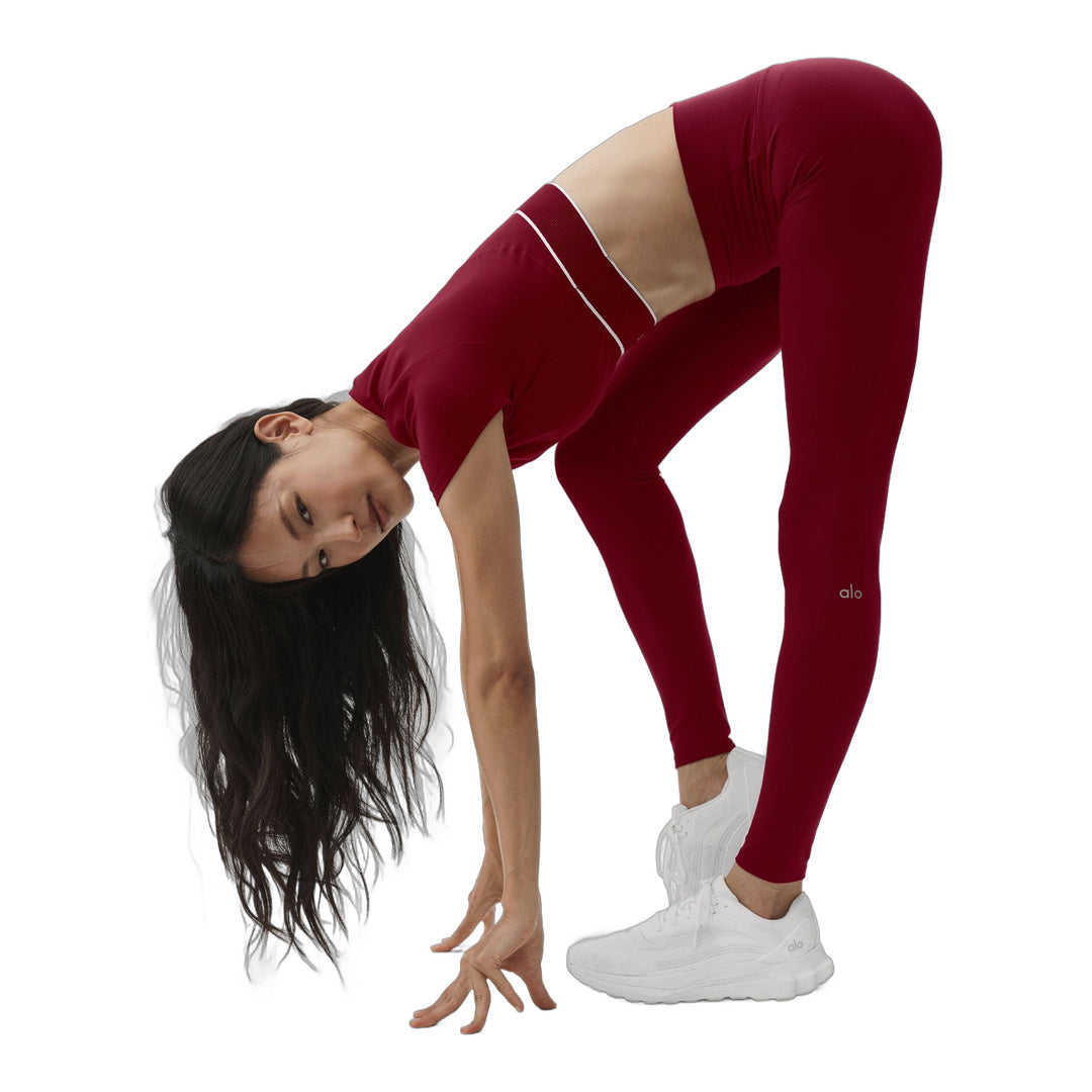 alo ALO Softsculpt High-Waist Legging - Summer Romance Red