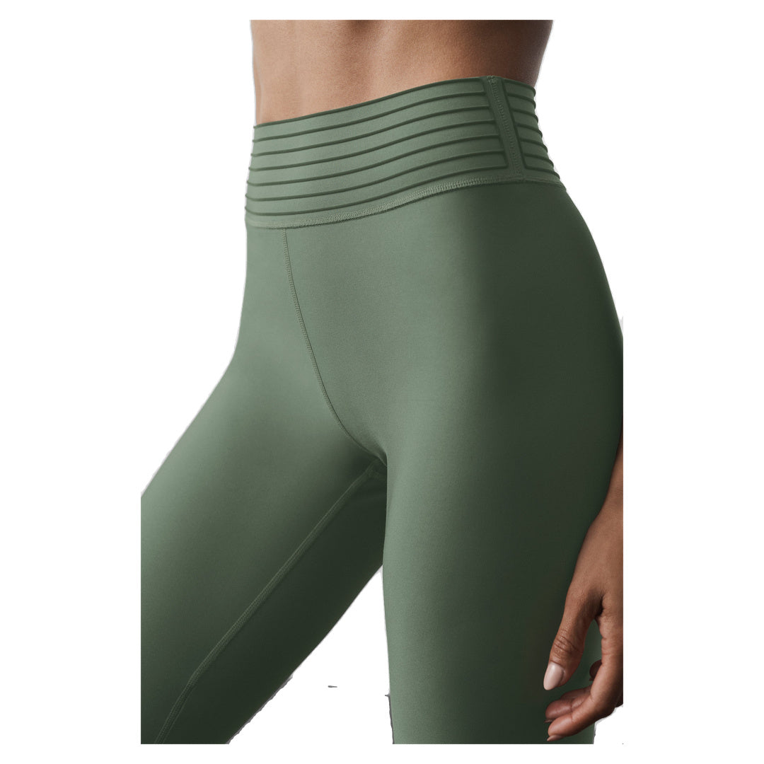 ALO Airlift High-Waist 7/8 Lotus Legging - Bamboo Green
