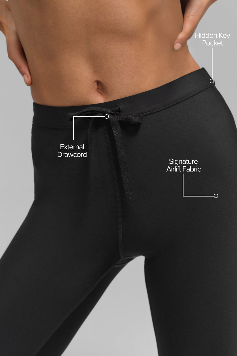 alo Airlift High-Waist Light Speed Legging - Black