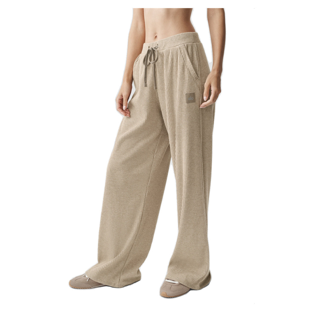 ALO Muse Wide Leg Pant - Gravel Heather