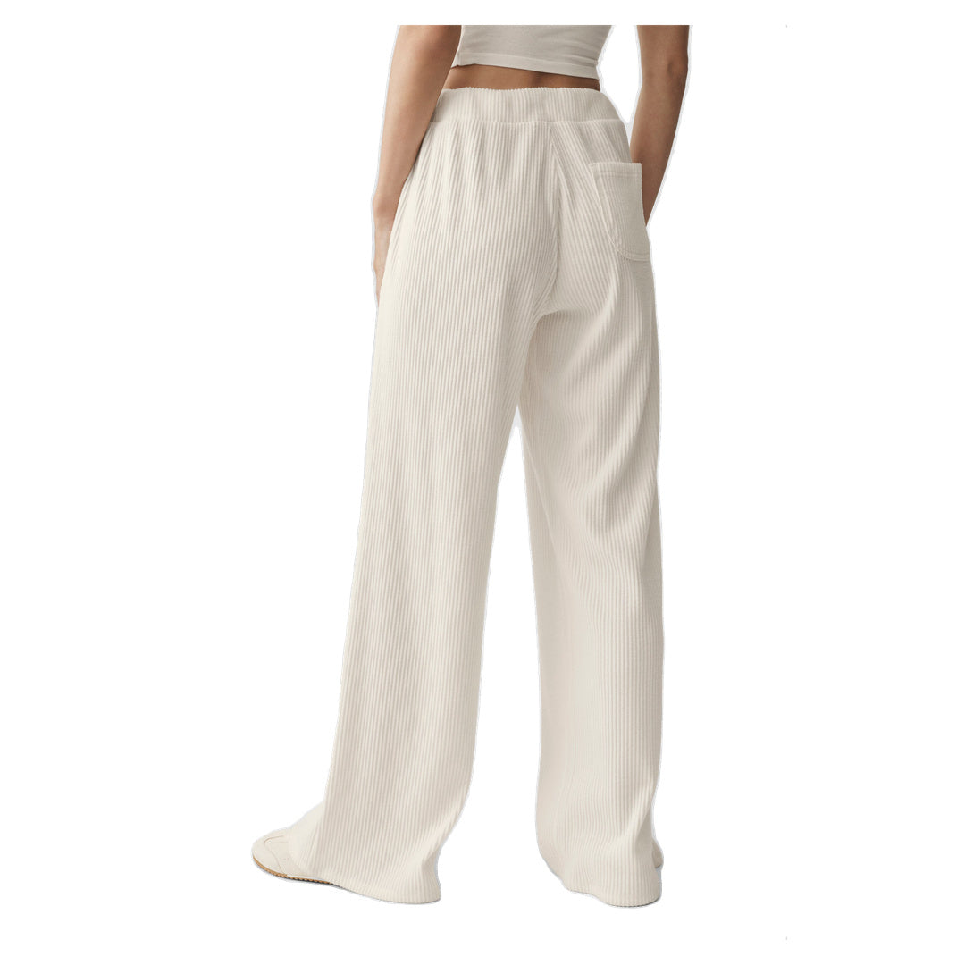 ALO Muse Wide Leg Pant - Ivory