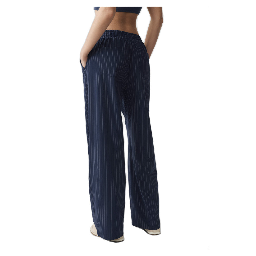 ALO Pinstripe Daylight Boxer Pant (Regular) - Navy/Ivory