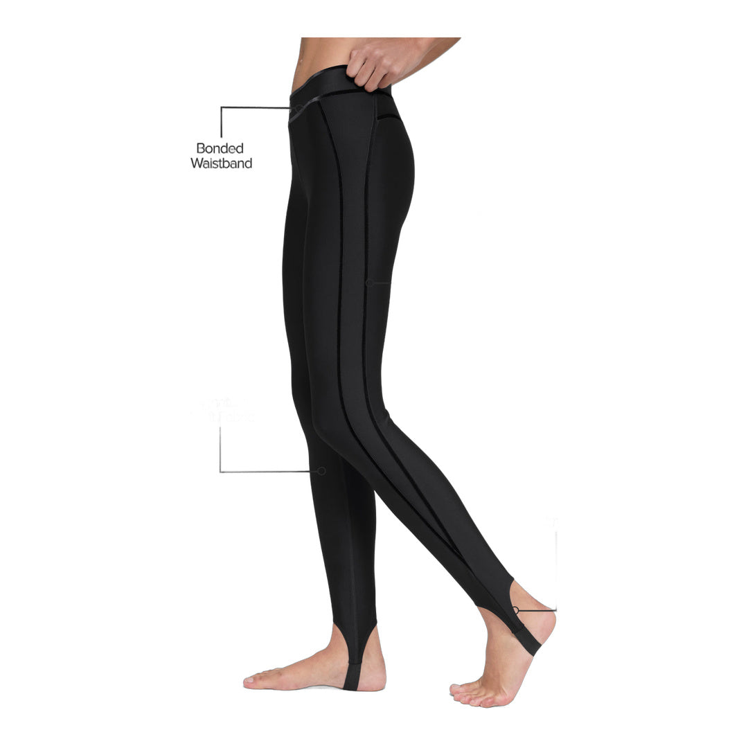 alo Airlift High-Waist Love Language Stirrup Legging - Black