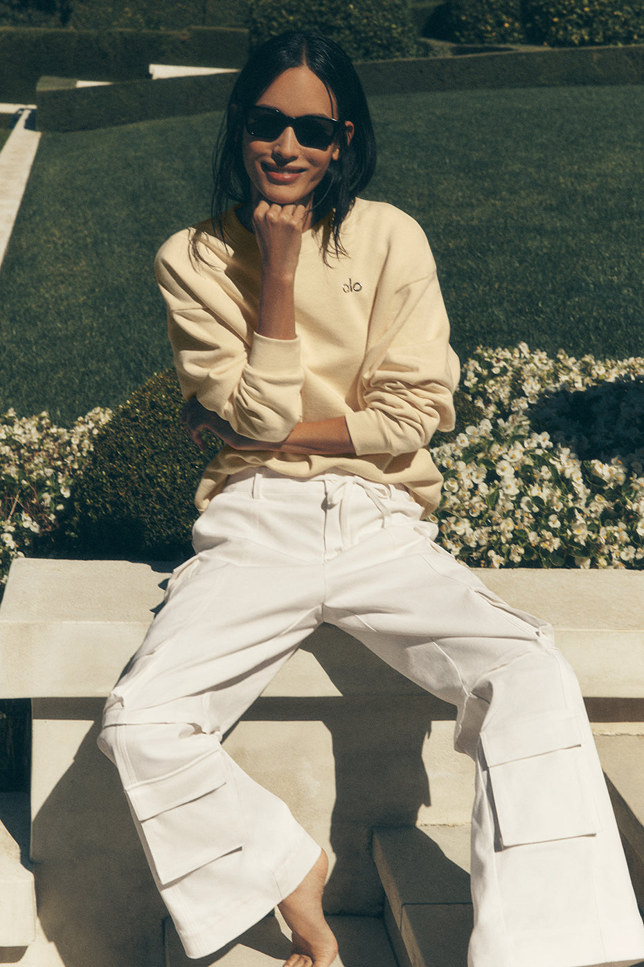 alo Mid-Rise Scout Cargo Pant - Ivory