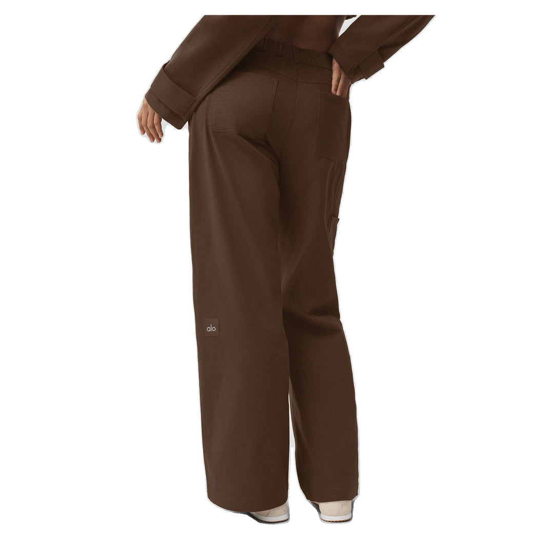 ALO High Road Straight Leg Pant - Espresso