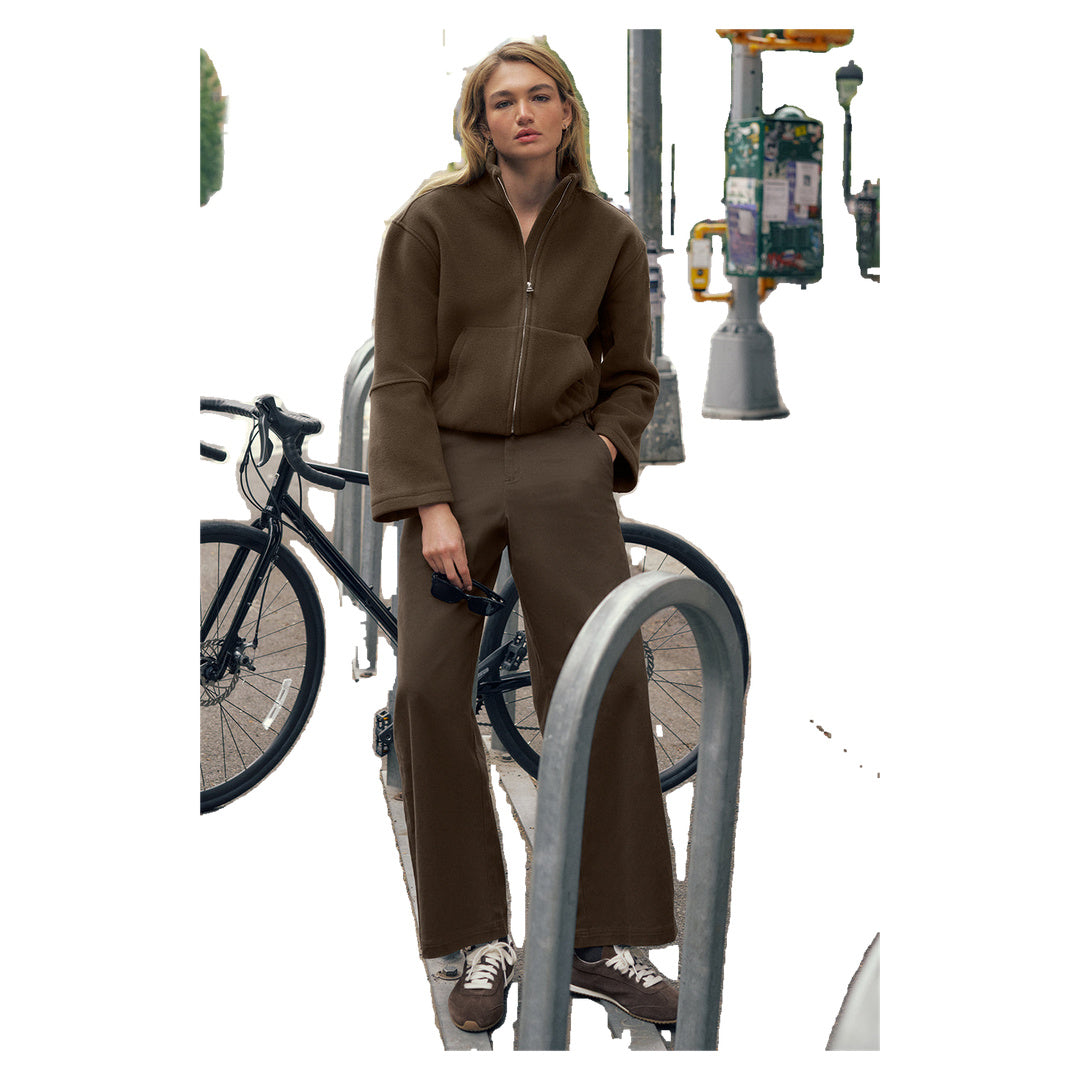 ALO High Road Straight Leg Pant - Espresso