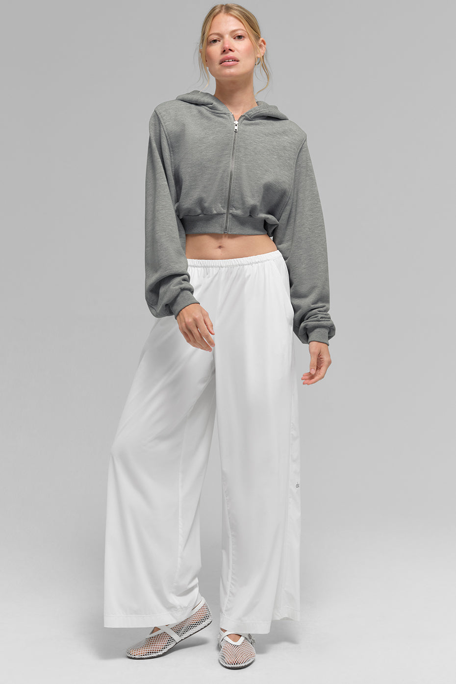 alo Breezy Wide Leg Pant (Regular) - White