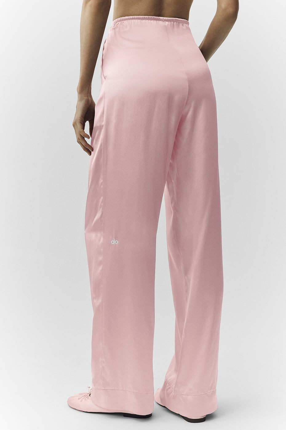 alo Silk Luminous Pant (Regular) - Pink Champagne
