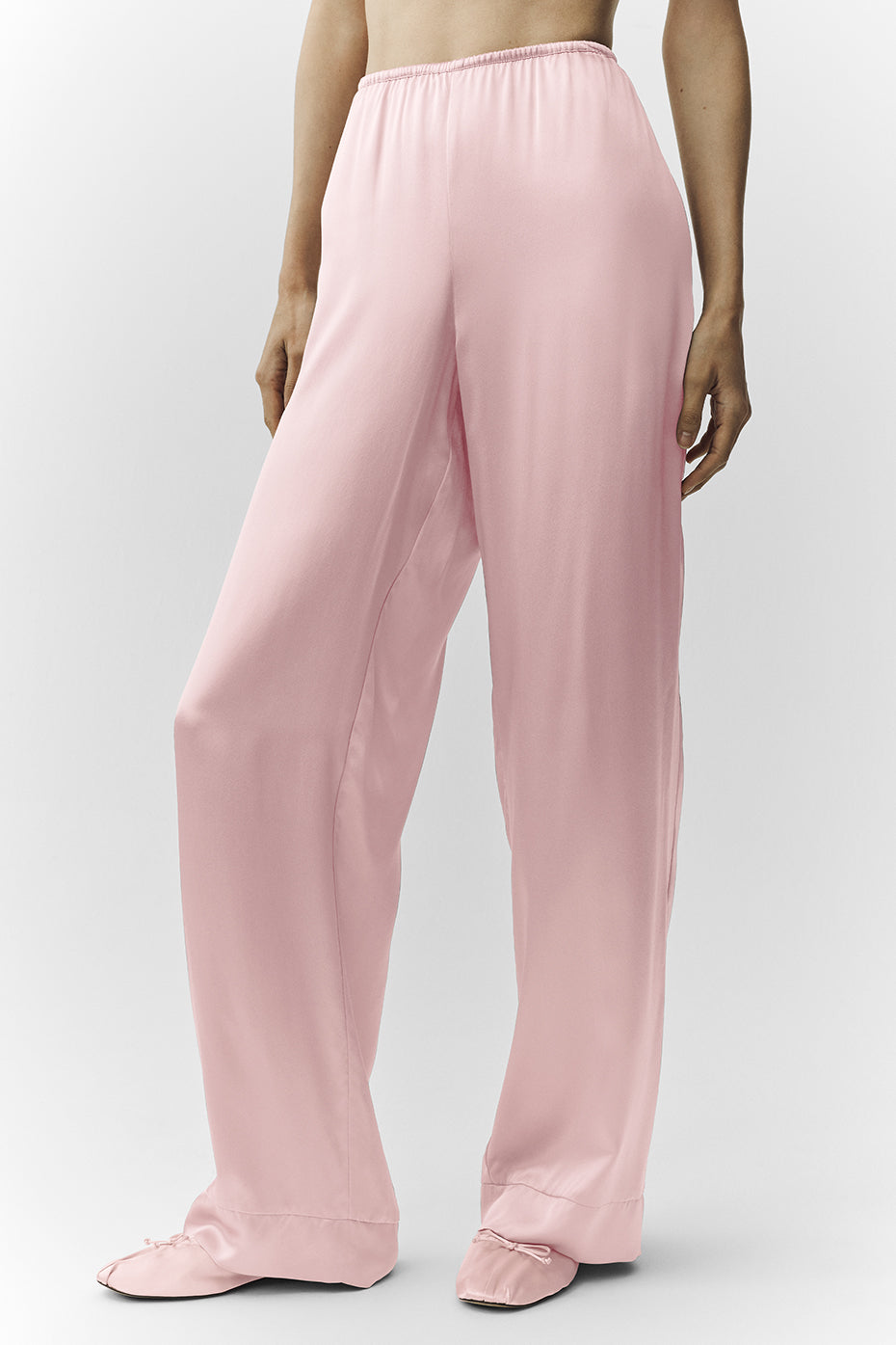 alo Silk Luminous Pant (Regular) - Pink Champagne