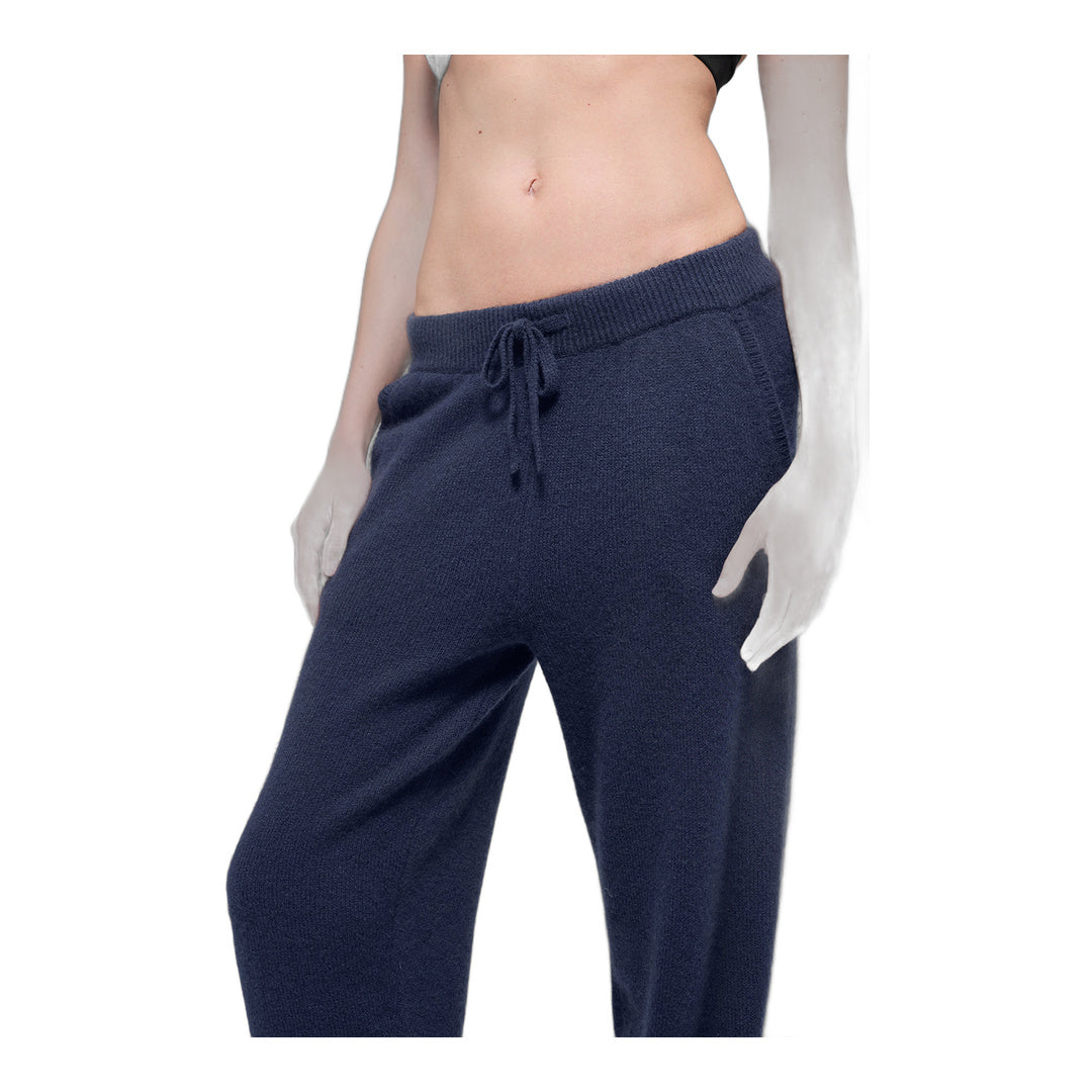 alo Wool Cashmere High-Waist New Class Jogger - Navy
