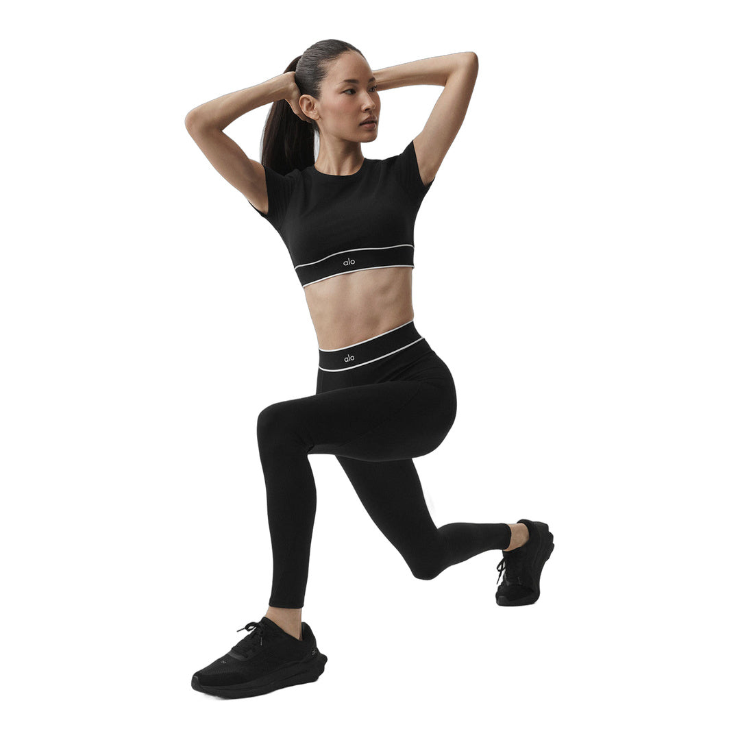 alo ALO Softsculpt High-Waist Amp It Up Legging - Black