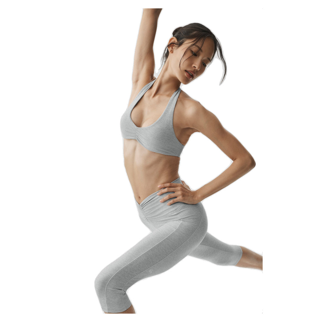 ALO Alosoft High-Waist Intuition Capri - Vintage Athletic Heather