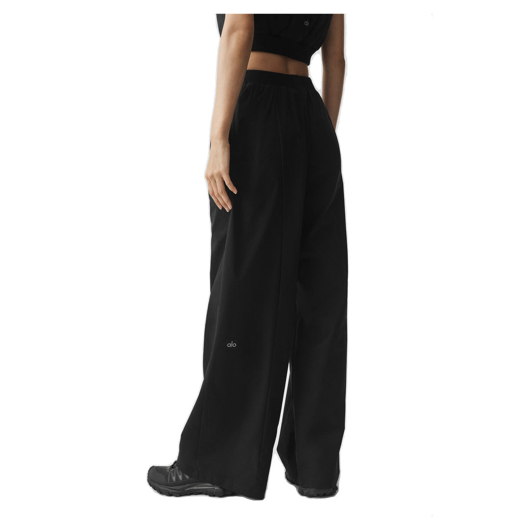 ALO High-Waist Momentum Straight Leg Pant - Black