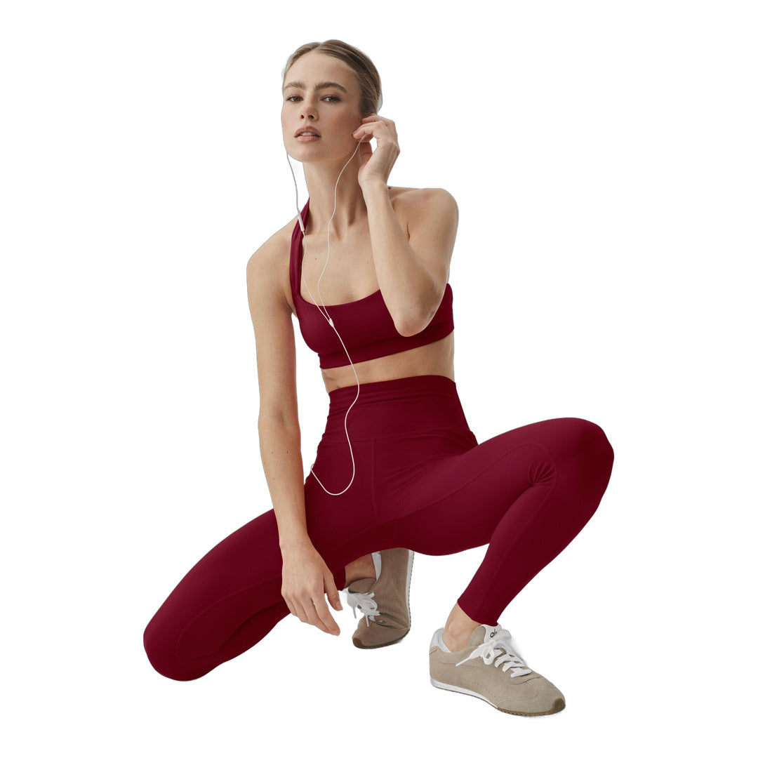alo ALO Softsculpt High-Waist 7/8 Legging - Summer Romance Red