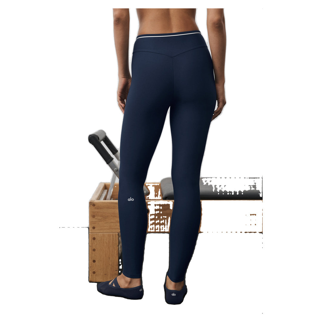 ALO Airlift High-Waist Trifecta Legging - Navy/White