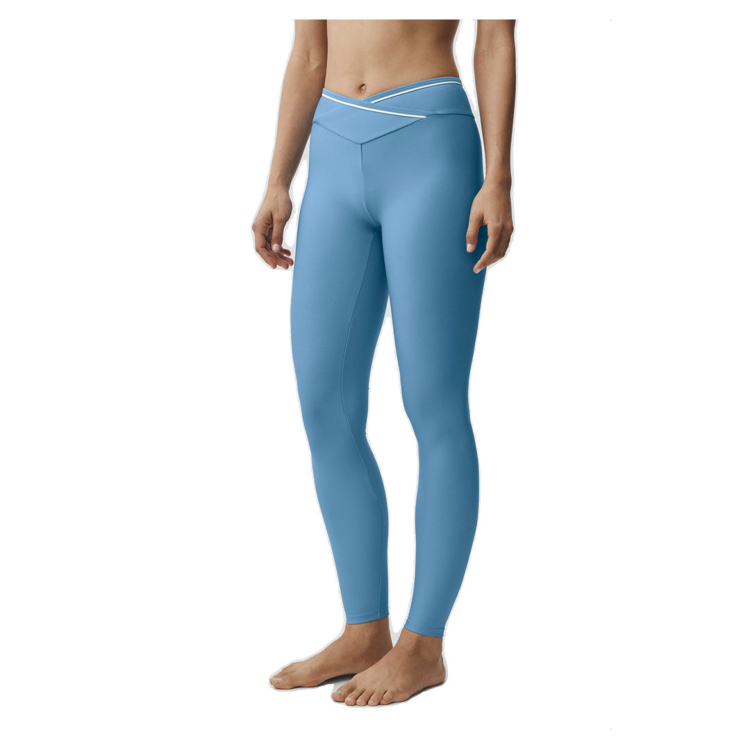 ALO Airlift High-Waist Trifecta Legging - California Blue/White