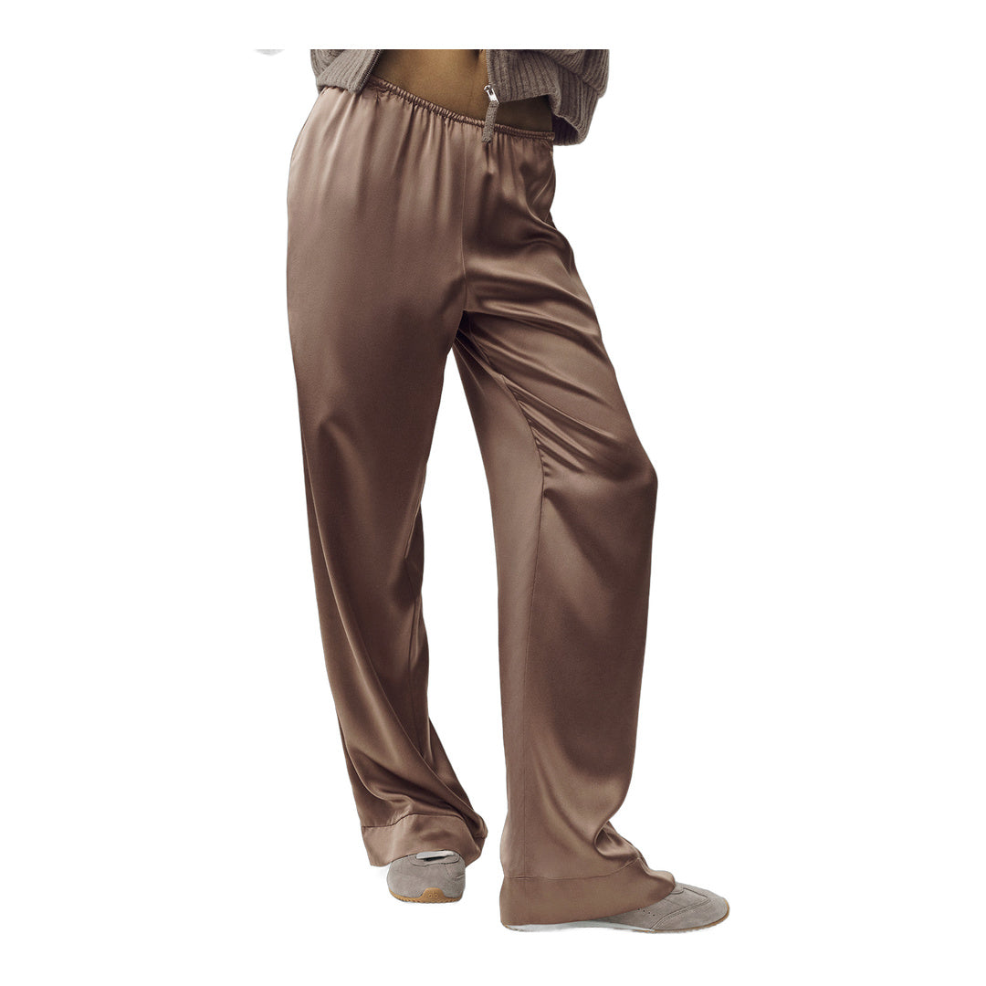 alo Silk Luminous Pant (Long) - Alpine Cocoa