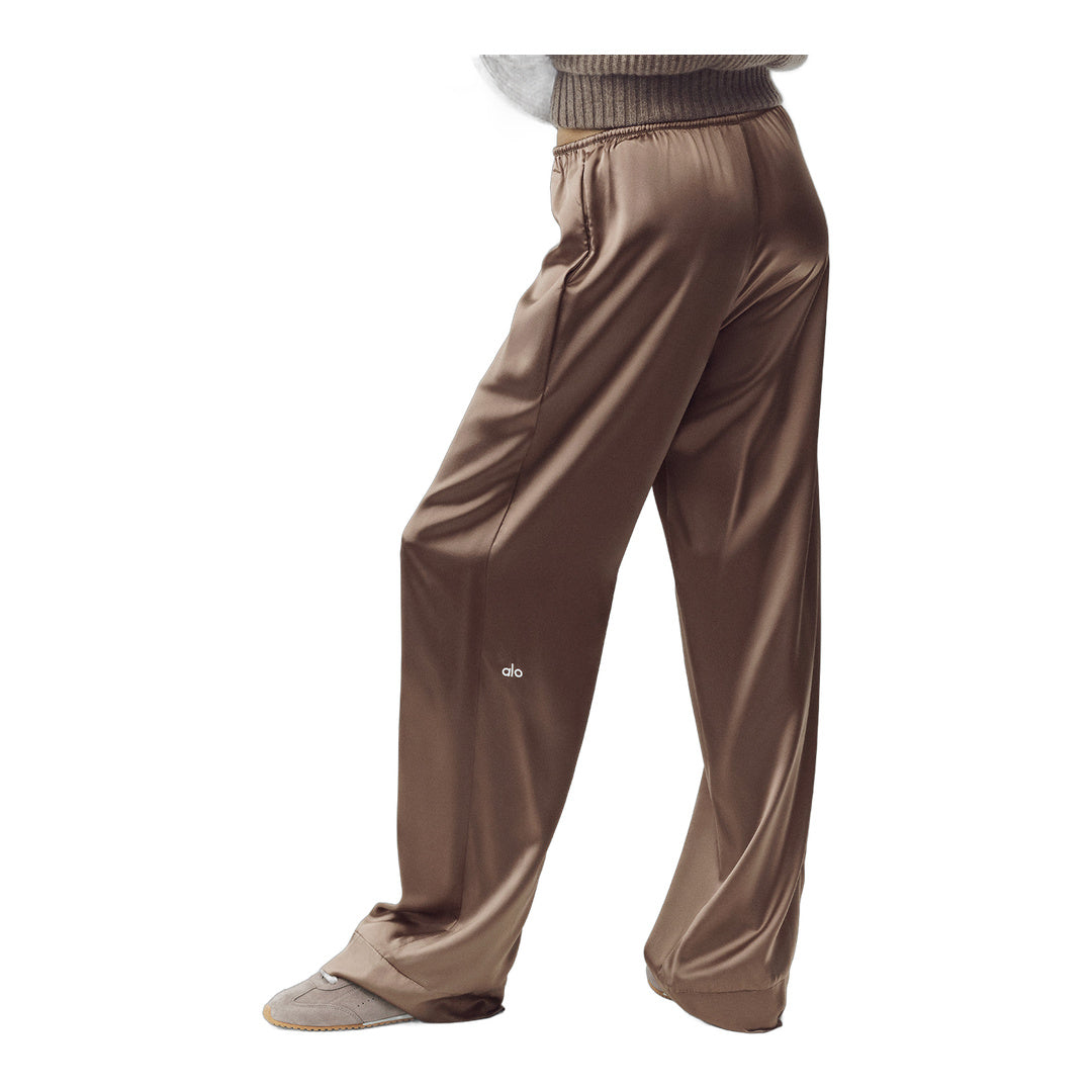 alo Silk Luminous Pant (Long) - Alpine Cocoa
