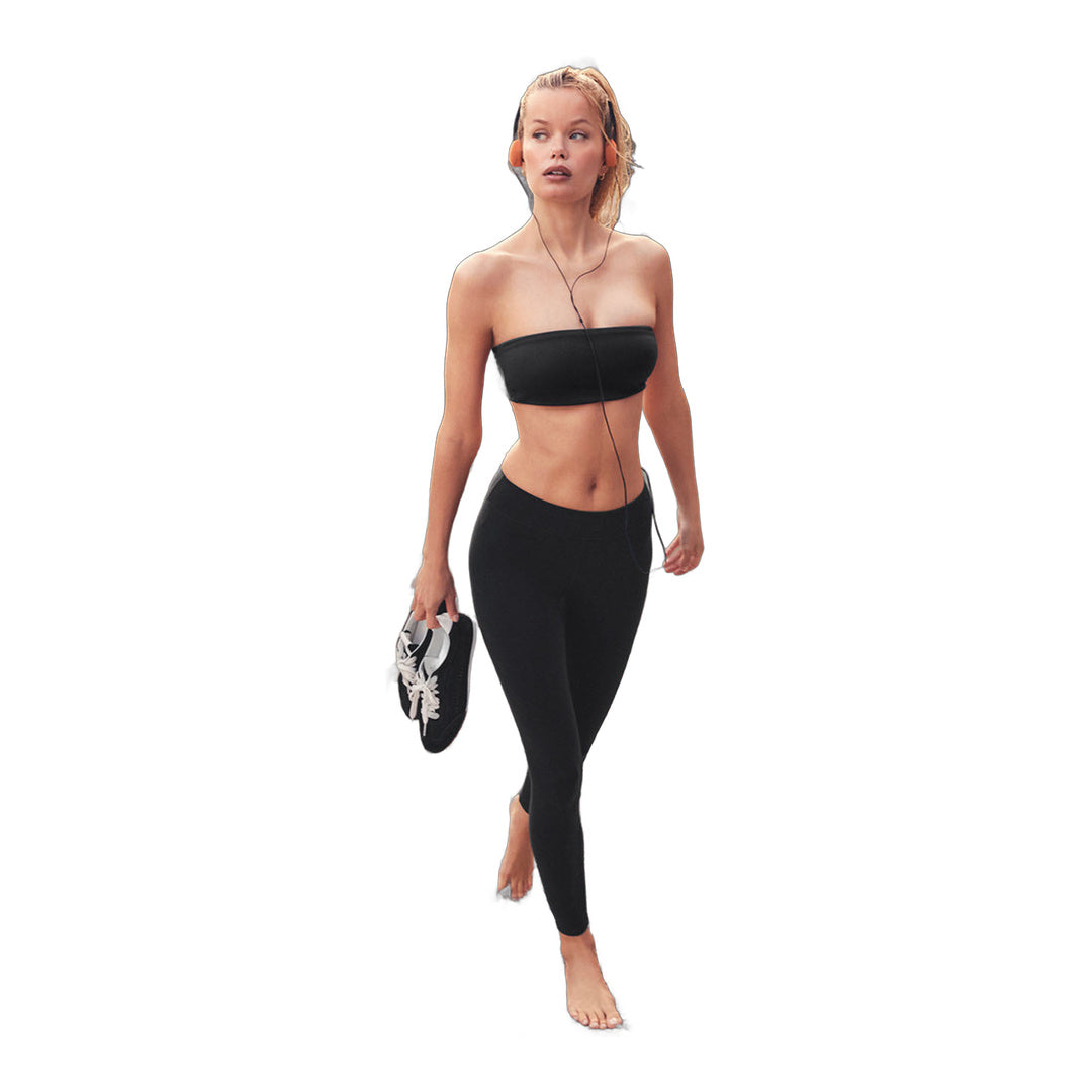 alo Airbrush Low-Rise 7/8 Legging - Black