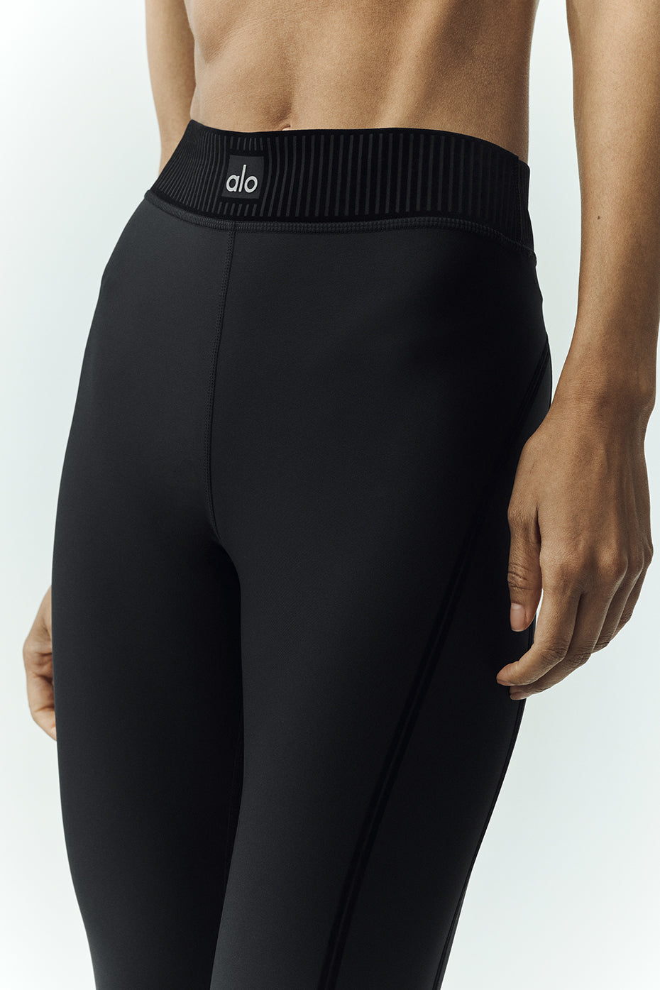 alo Airlift Line Up Mirage 7/8 Legging - Black