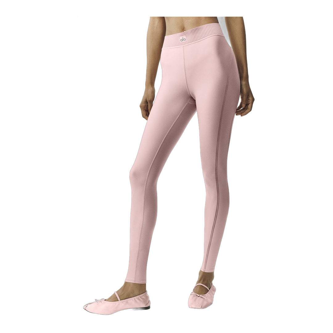 alo Airlift Line Up Mirage 7/8 Legging - Pink Champagne