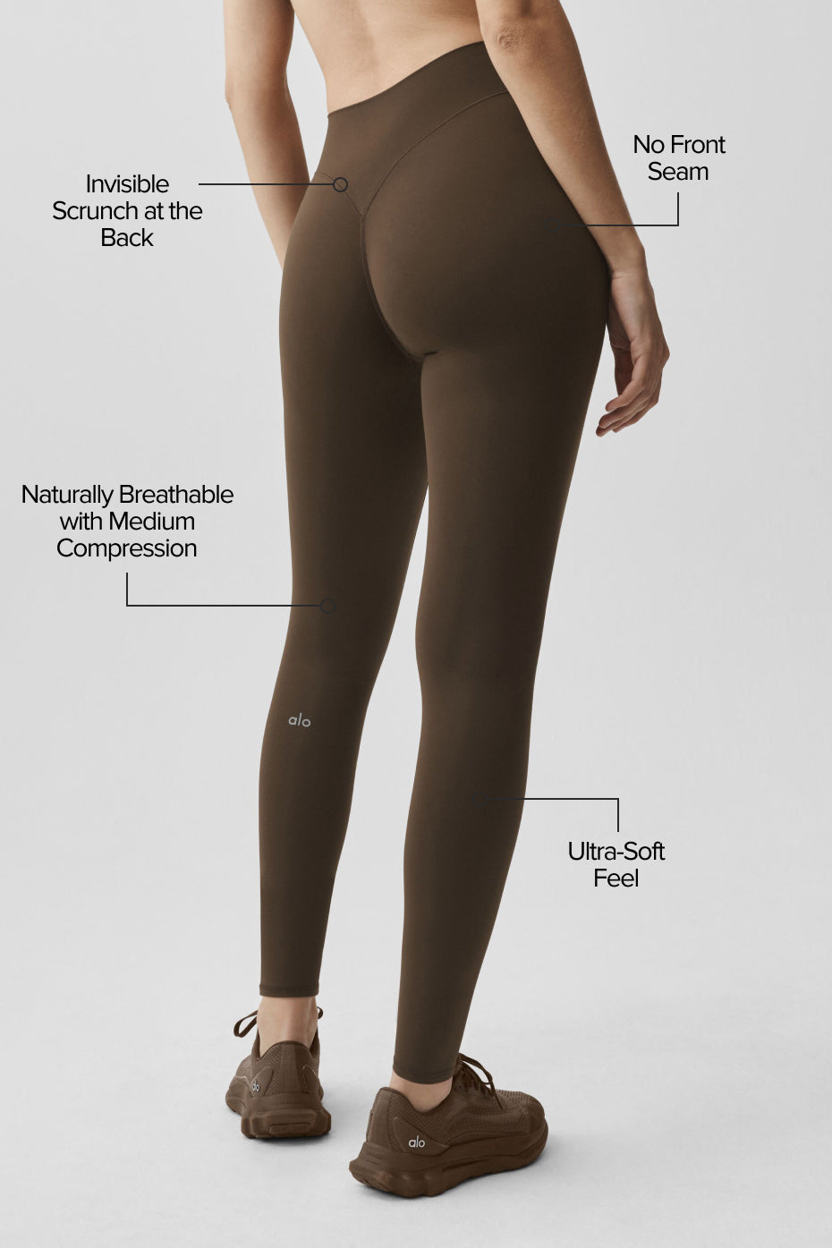 alo ALO Softsculpt Define Legging - Espresso